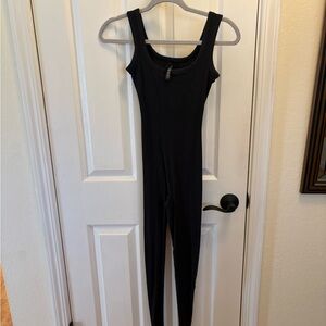 SKIMS Black Fitted Jumpsuit